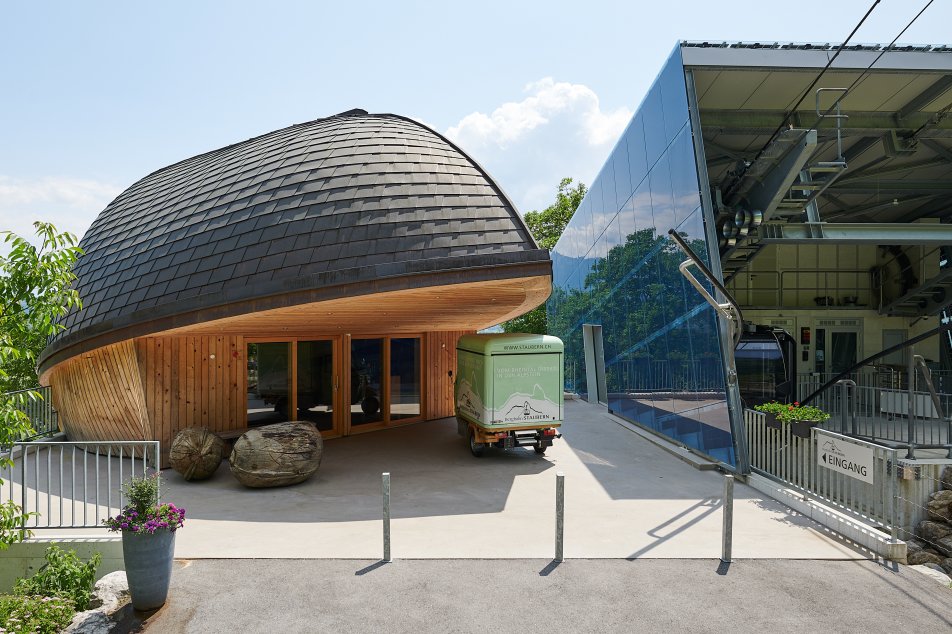 Seilbahnstation beim Berggasthaus Staubern