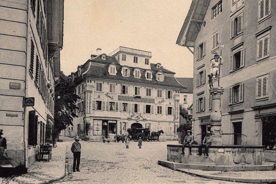 Gründung von Pistor als Einkaufsgenossenschaft für Bäckereien und Konditoreien im Hotel Hirschen Zug