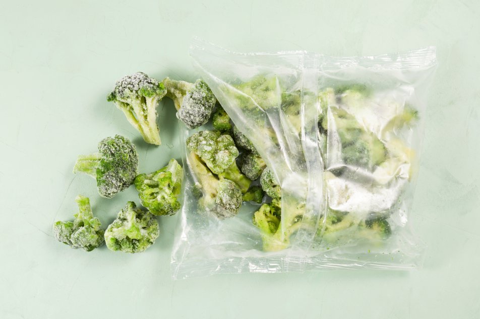 MHD, Tiefgekühlt, Mindesthaltbarkeit, Brokkoli, Broccoli, vakuumiert